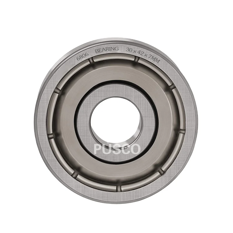 PUSCO Deep Groove Ball Bearing 6806 ZZ 2RS Thin Section Bearing For Bike Microwave Washing Machine Fridge 6806Zz 30*42*7mm