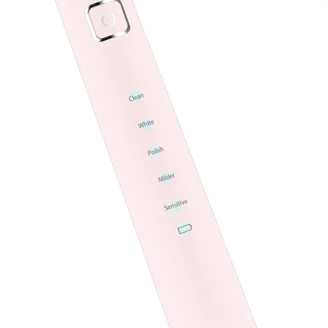 
Travel OEM Electric Toothbrush With Brush Head Holder and Wireless Inductive Charging 