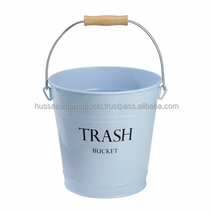 Metal Trash Bucket