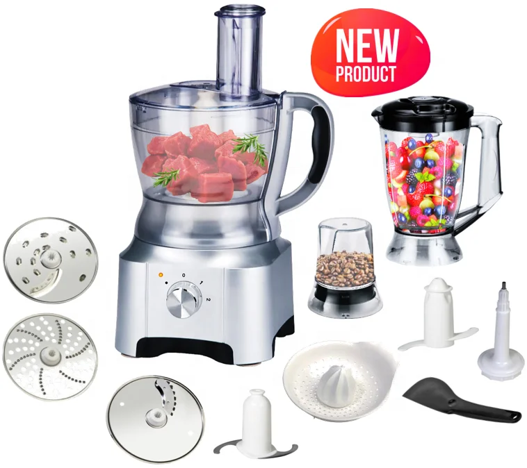 Multi purpose food processor chopper electric blender juicer and kitchen machine