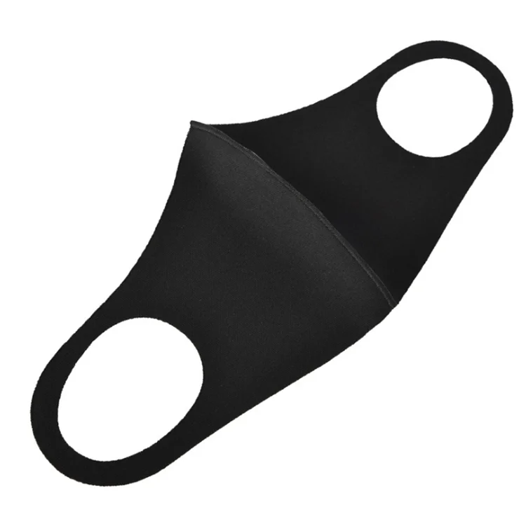 Многоразовая моющаяся маска для лица из полиэстера с индивидуальным логотипом, популярная модная маска для лица