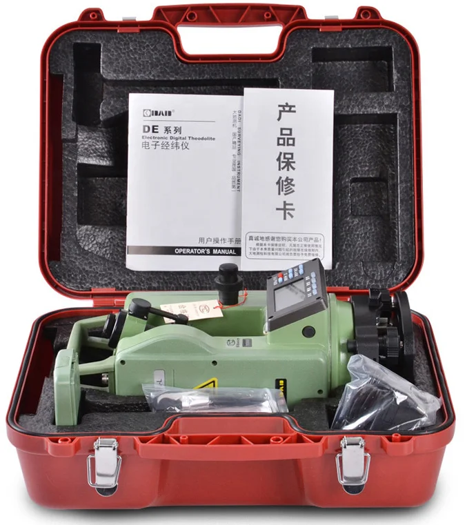 New Brand Digital Theodolite DE2AL with Laser Plummet With lot of Stock