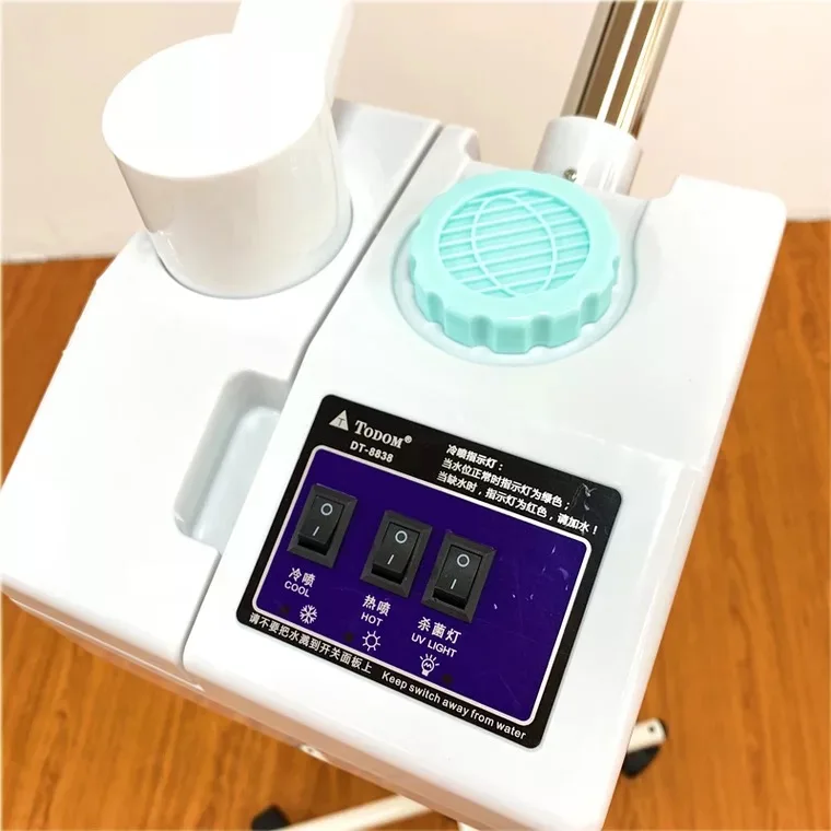 DT-8838 facial steamer aromatherapy spa machine  moisture ionic ozone professional  beauty salon hot and cool facial steamer
