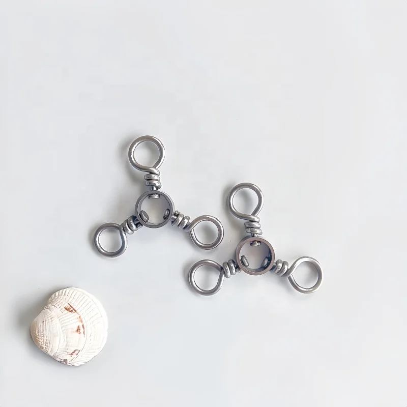 High quality hot selling three-head rotary connector three-way fishing double rolling rotary connector