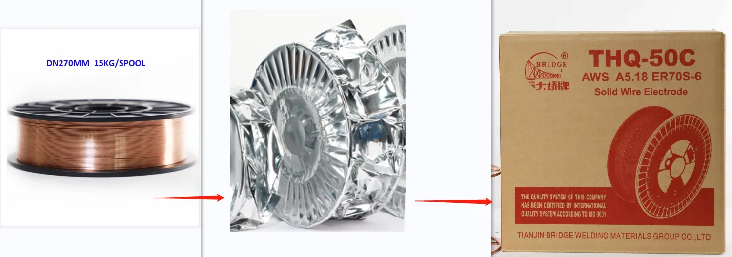 Bridge Brand Mig Welding Wire AWS ER70S-6 SG2 for mild steel