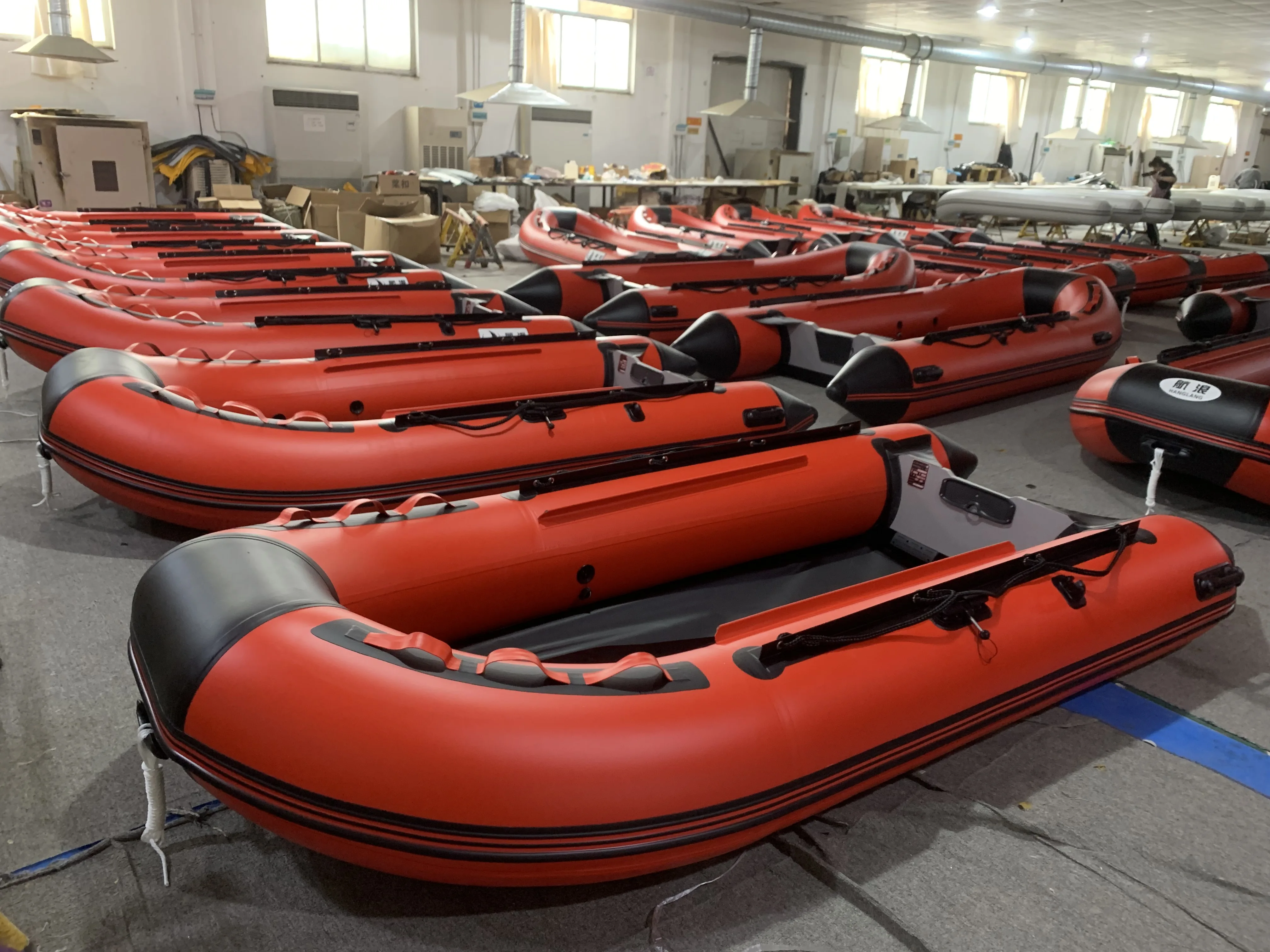 10.8ft 3.3m Aluminum floor Inflatable PVC Fishing boat Inflatable boat