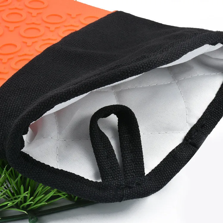 New Arrival Fox Mouth Circle Long Silicone Glove Hand Microwave Oven Insulated Multifunctional  Glove For Kitchen Use