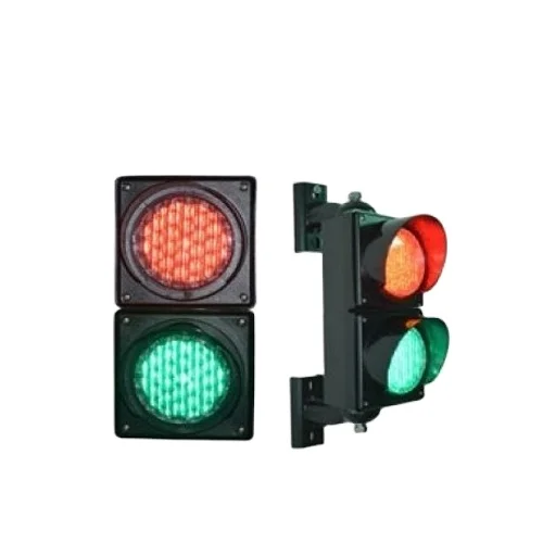 100mm 4 inch small size smart intelligent red green led full ball traffic signal light