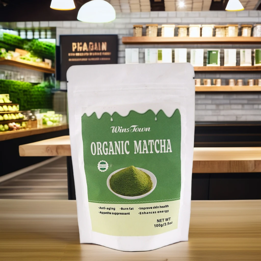 Organic Matcha green Appetite suppressant Enhances energy 100g