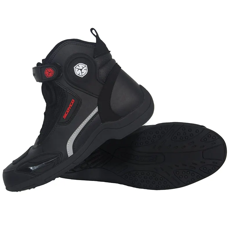 Профессиональные мотоциклетные ботинки SCOYCO мужские гоночные