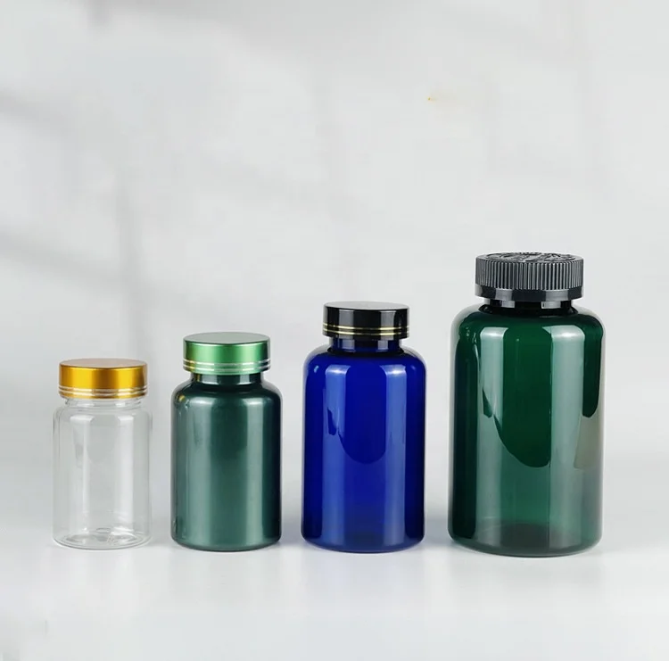 Transparent Plastic Jars With Aluminum Foil Lid 200ml 250ml 300ml 400ml 500ml 800ml 1000ml Plastic Bottle Packaging Container
