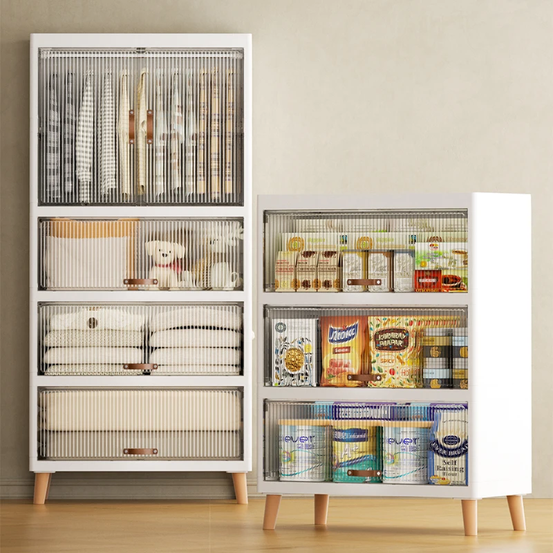 Wardrobe Children Cabinet High Capacity Plastic Wardrobe Cabinet Folding Storage Box Transparentt Storage Cabinet