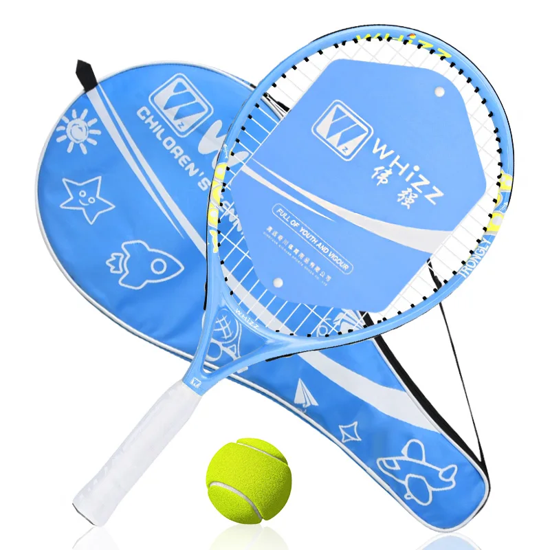 OEM Kids Aluminum Junior Tennis Racket 23 Inch High Quality Graphite with Carbon Carbon Fiber Materials PU Grip for Training