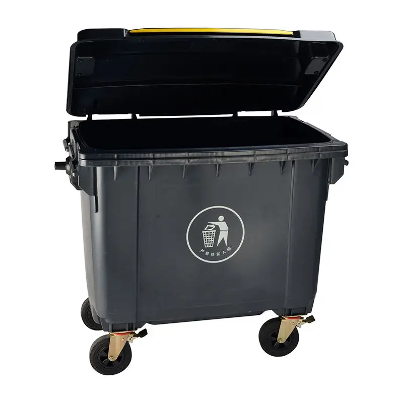 Heavy Duty Commercial Waste Garbage Bin Industrial Wheelie Bin 120l 240l 360l 660l 1100l Trash Container