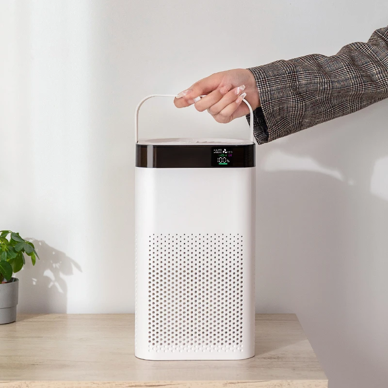 
Personal Home Negative Ion Generator Air Purifiers Rechargeable UVC Air Cleaner Ionizer Portable Hepa H12 Filter Air Purifier 