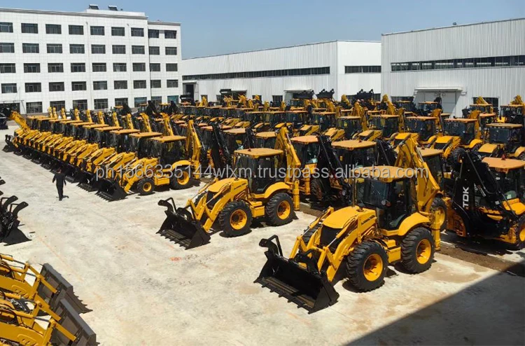 New Diesel CE Epa Engine Large Mini Retroexcavadora Farm Tractor Backhoe Excavator Loader 4x4 Backhoe