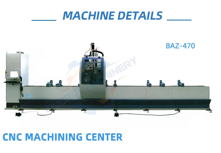 Profile Cnc 4 Aluminium Milling Center Processing And Machining Axis Heads 4-Axis Door Axes Centre Aluminum Window Machine