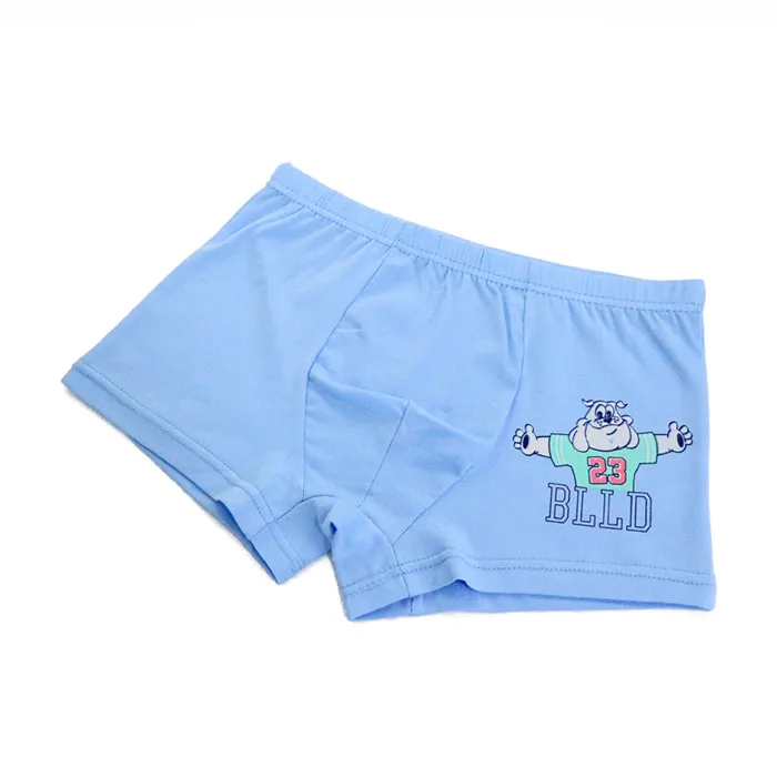 
RTS 4-12 Years Qute Printing Organic Cotton Boys Briefs Boxer Cotton Kids Boxer 