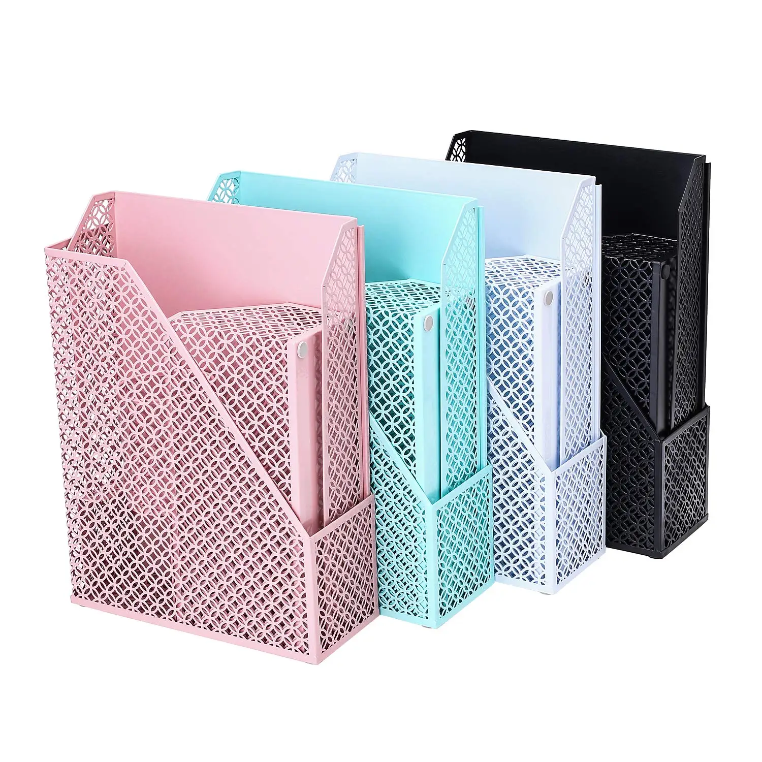 Wholesale High Quality Table Desktop File Organizer Office Desk Set 5 Desktop Accessories Office Tray Desktop Organizer Set