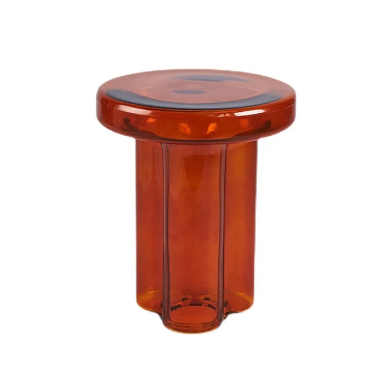 Glass Coffee Table High and Low Combination Transparent Sofa Side Table Luxury Coffee Table