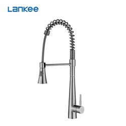 OEM Manufacturer Custom&oem Tapware Kitchen Faucet Basin Faucets Brushed Modern 3 Years CN;GUA  SUS304 Yankee Hotel Lankee