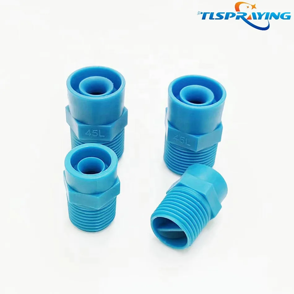 1/2, 3/4, 1 Inch Blue PP/Plastic BBW big  Flow  Full Water Jet Cone Spray Nozzle
