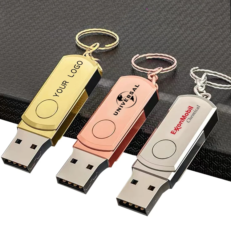 
Swivel metal drive USB 2.0 3.0 custom logo 16GB 32Gb 64 GB usb stick,customized usb flashdrive for corporate gift 