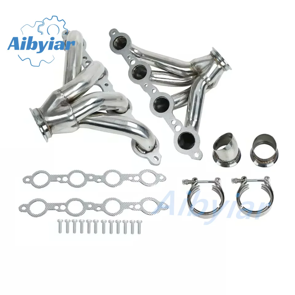 For LS LS1 LS2 LS3 LS6 4.8L 5.3L 5.7L Universal Hugger Headers Swap Conversion