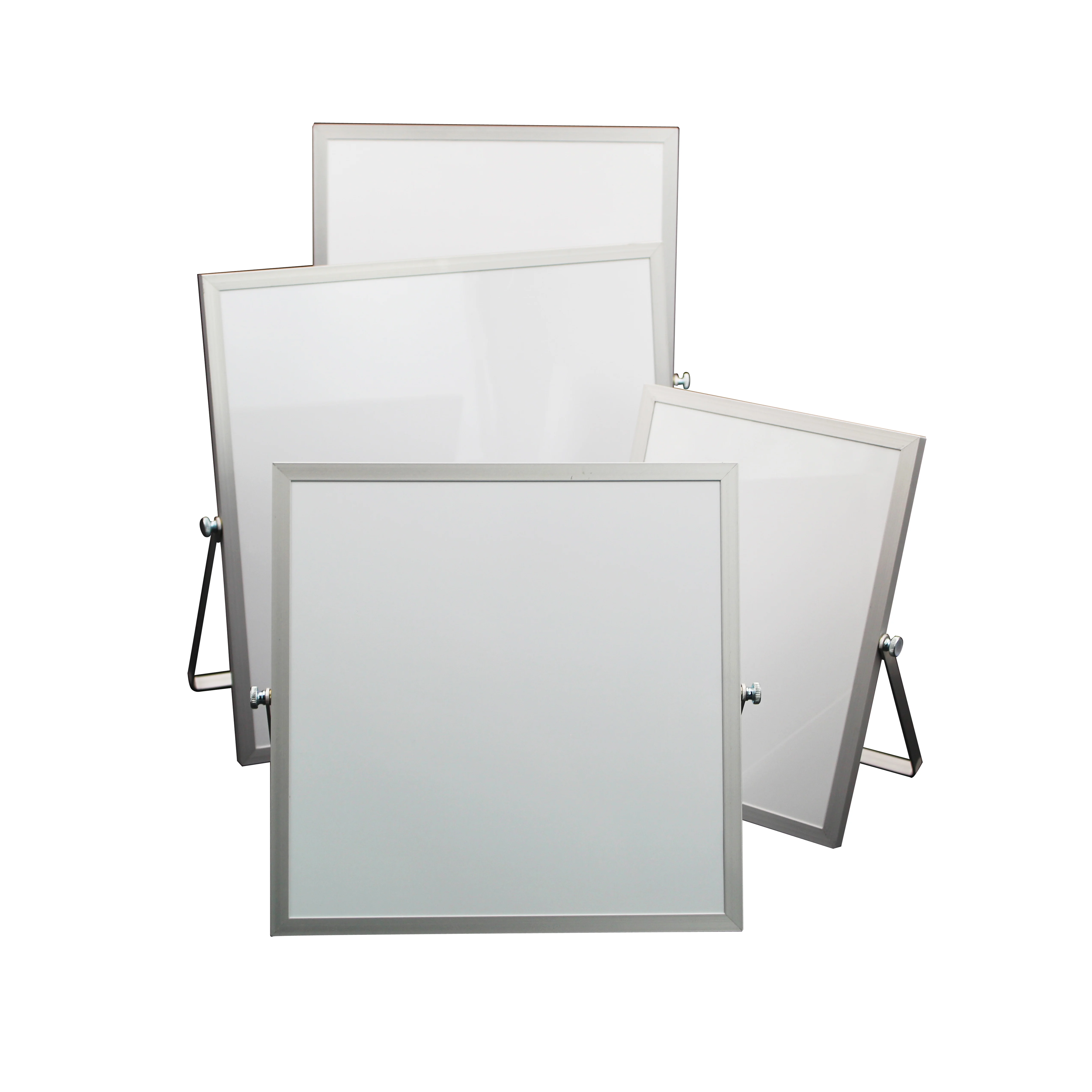 Desktop portable white board 25x25 small magnetic whiteboard for Kids Office Home School foldable dry erase whiteboard