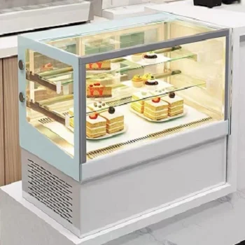 Manufacturer direct sales 3 years warranty small birthday desk top cooler cake display fridge