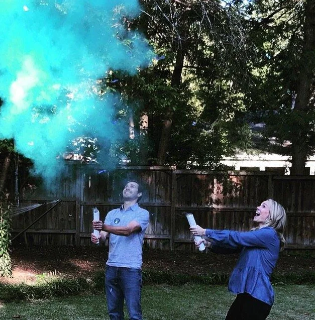 Boomwow gender reveal party PVC tube smoke holi power cannon for sale