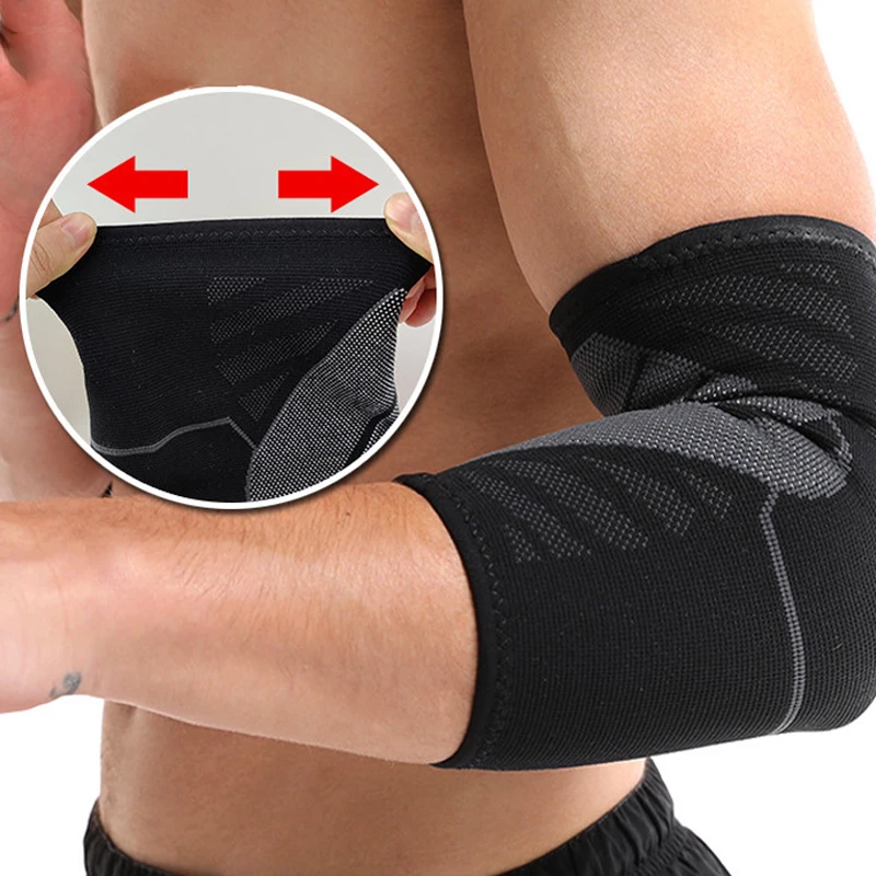 Compression Sleeve Arm Support Elastic Sleeve Breathable Elbow Brace for Sports Reduce Joint Pain