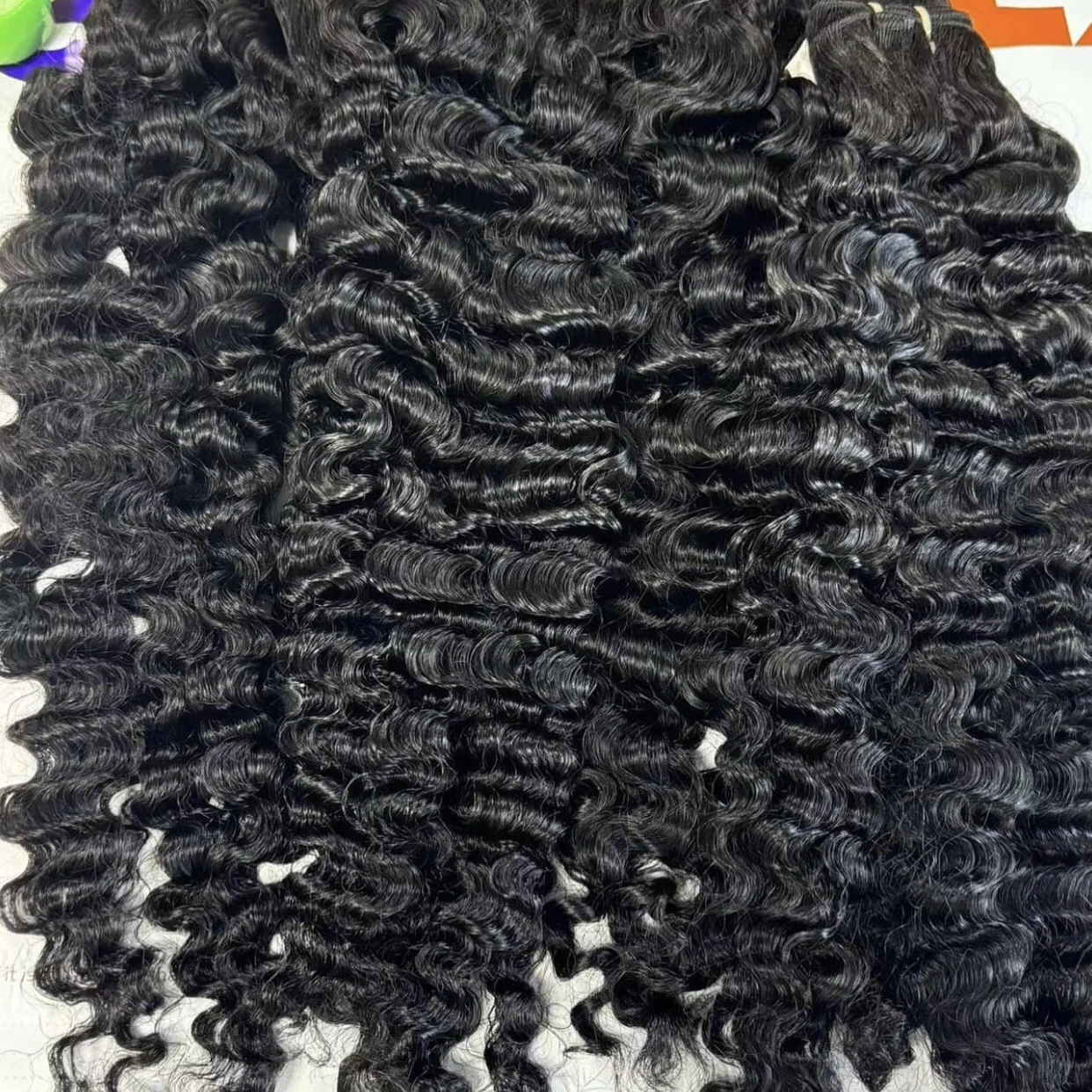 wholesale Virgin raw burmese curly hair and frontal bundle vietnamese Single Donor hair