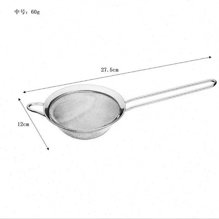 Fine Mesh Stainless Steel Strainers Colander Sieve SifterStrainer Colander Wire Mesh Oil Filter Strainer