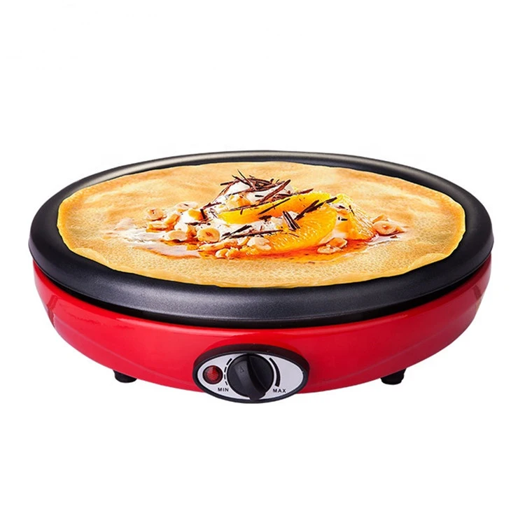 12 inch crepe pancake maker machine detachable plates 1000W crepe maker