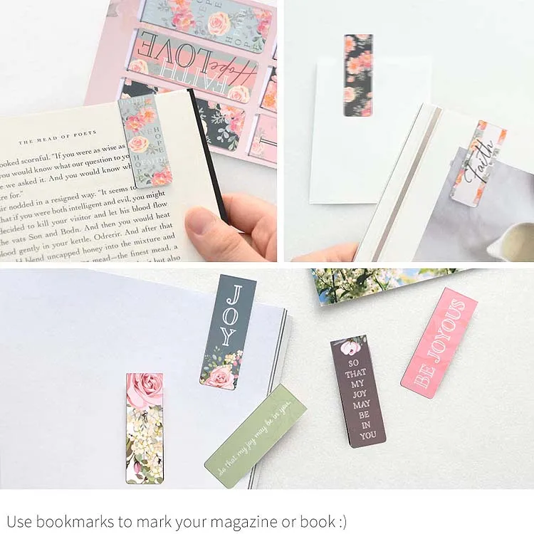 Large Customized Magnetic Bookmarks