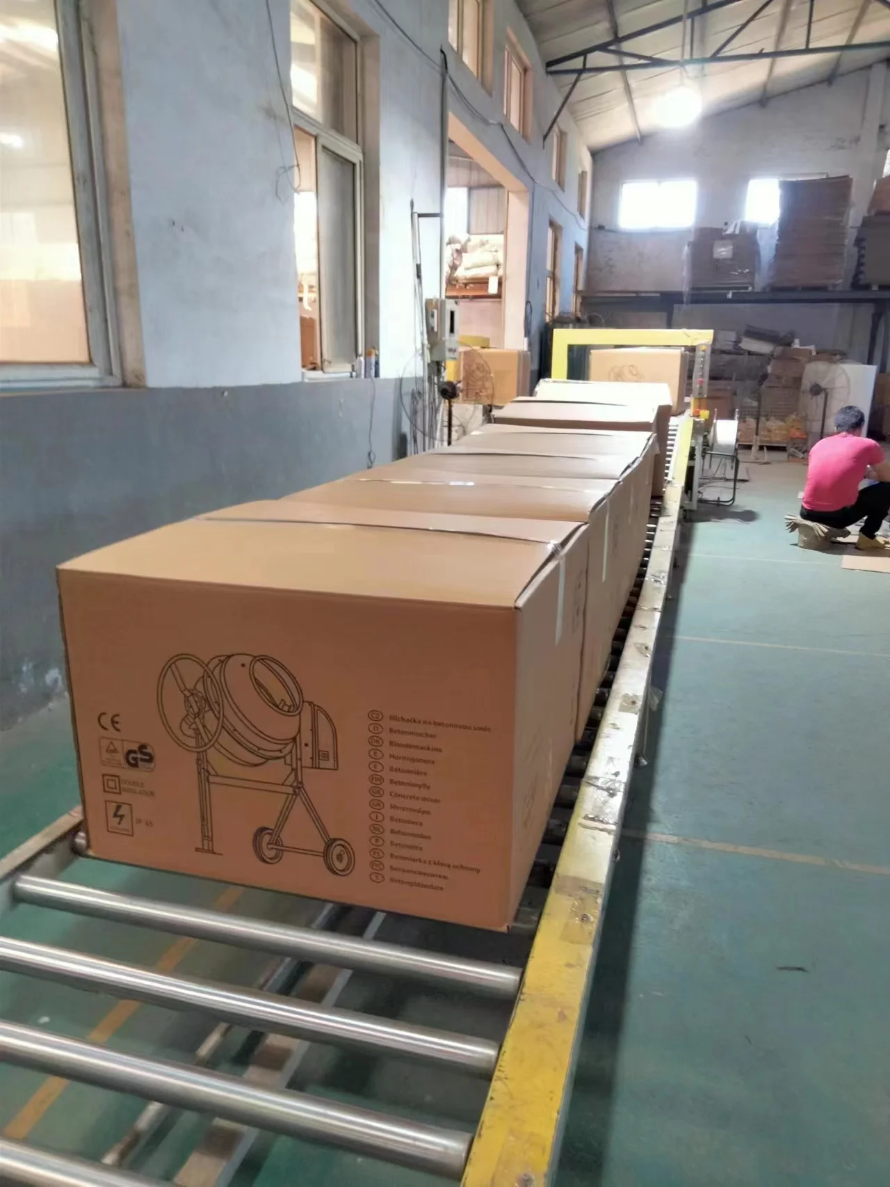 Бетономешалка большой емкости JQ 200L бетономешалка с электроприводом семеной