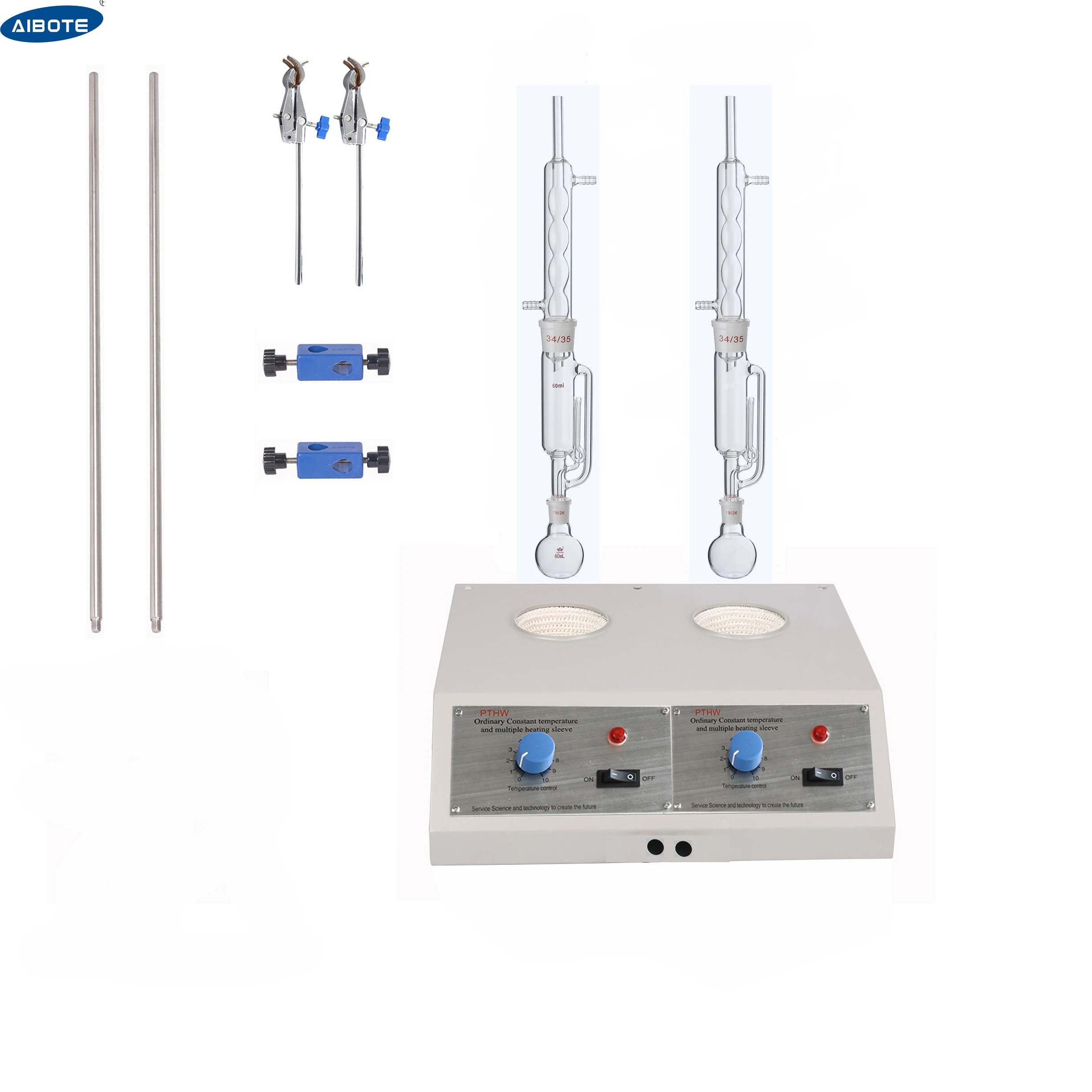 250ML 500ml 6 unit heating mantle for repetitive extracting refluxing and distilling