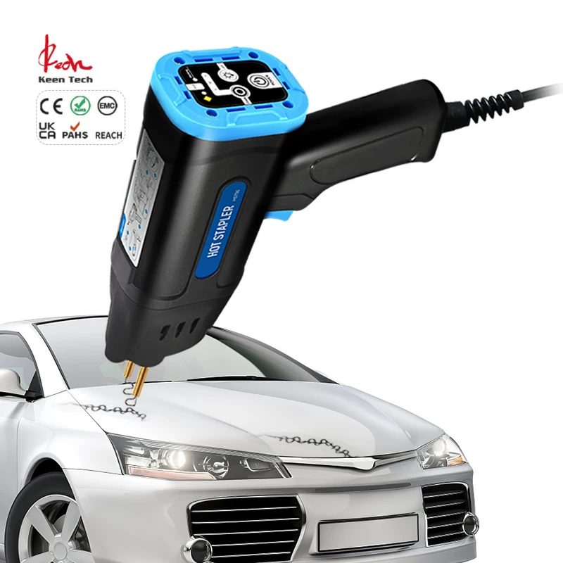 75w Hot Staplers Welding Machine / Mini Portable Car Bumper Crack Repair Welding Machine Set Spin Welder Machine Hot Stapler