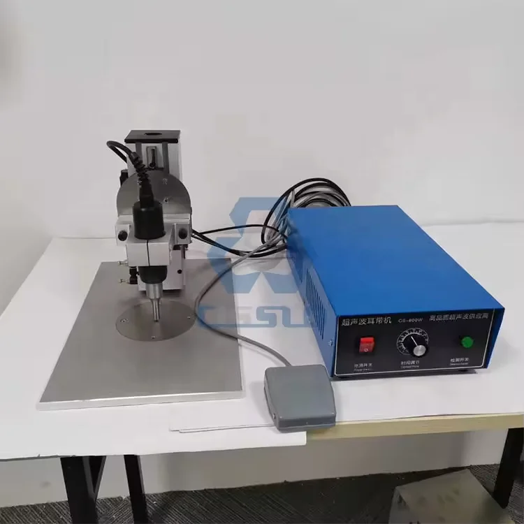 Half Automatic Manual Nonwoven Disposable Ear Loop Belt Ultrasonic Spot Welder