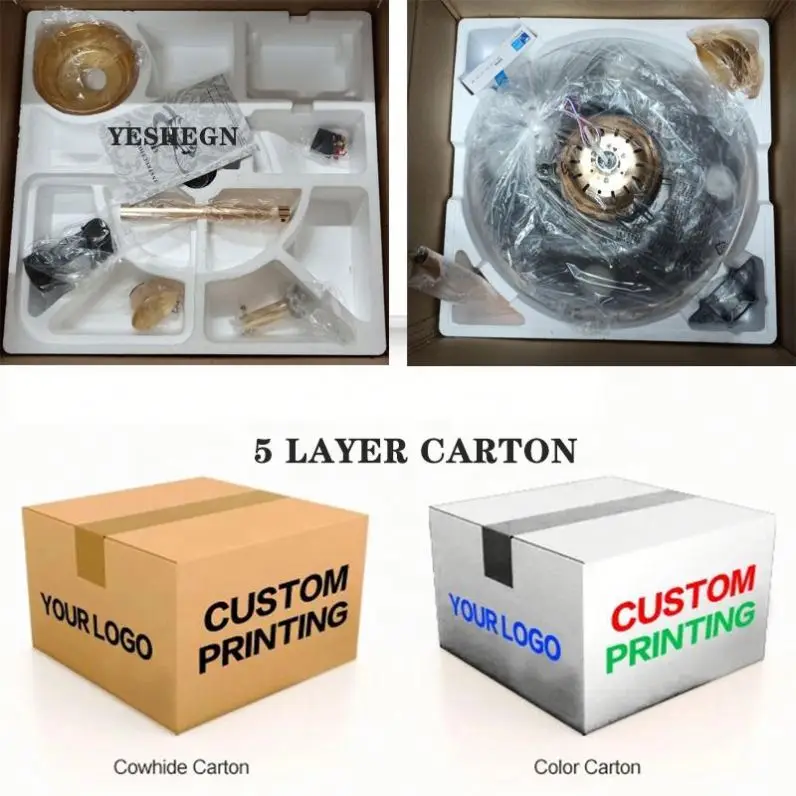 
LED Ceiling Fans With Remote Modern Ceiling Indoor Fan Decorative Smart Remote Control Luxury Wooden Ceiling Fans With Light 