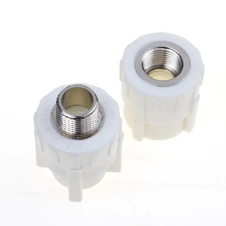 Food grade full size ppr pipe fittings  External thread direct coupling
