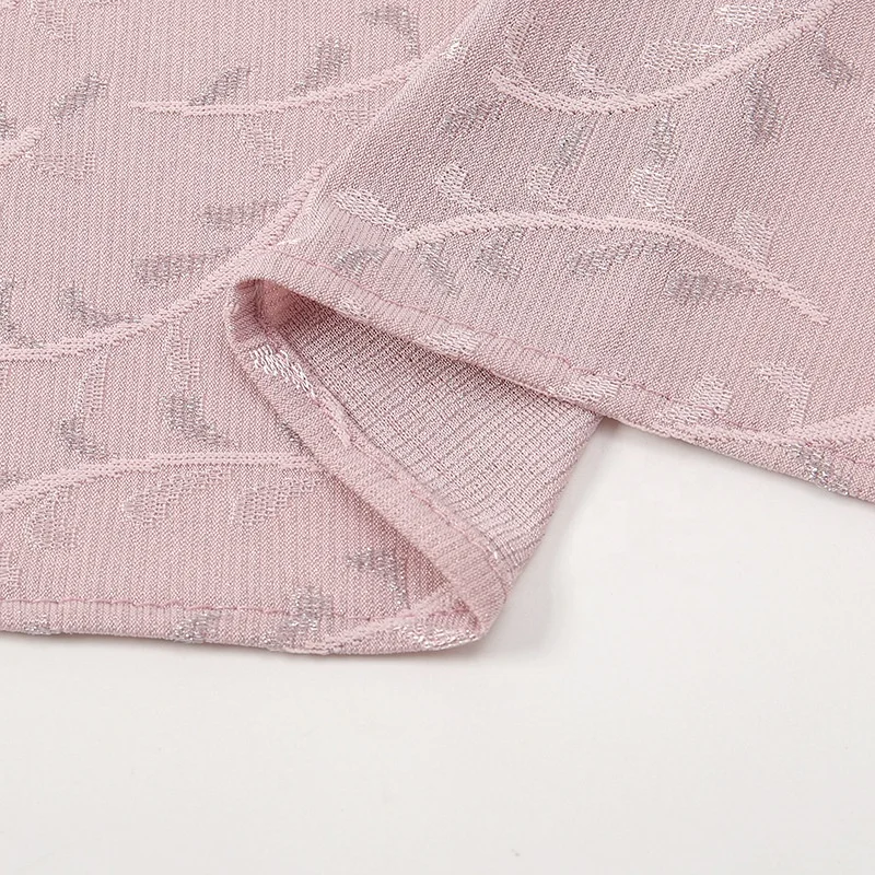 Zifeng OEM Head Wraps Turban New Style Elastic Knitted Jacquard Ladies Jersey Hijab