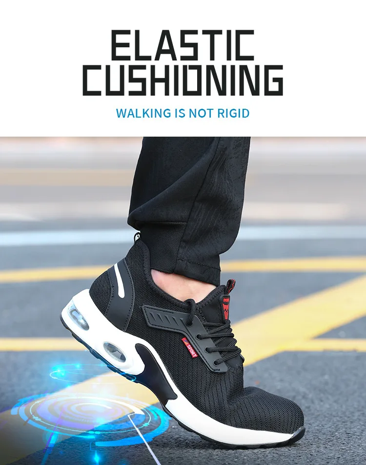 New Wholesale Industrial Safety Equipment Working Labor sneakers safty shoes industry safety Steel toe safety shoes