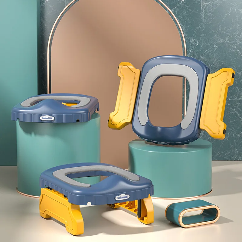 Multifunctional Car Design Folding Portable Reusable Non Slip Potty Travel Baby Toilet Potty Training Seat