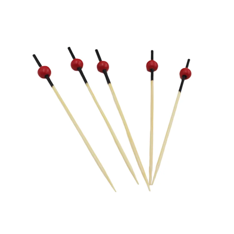 Украшение фруктовые Одноразовые Экологичные бамбуковые Коктейльные Фруктовые палочки