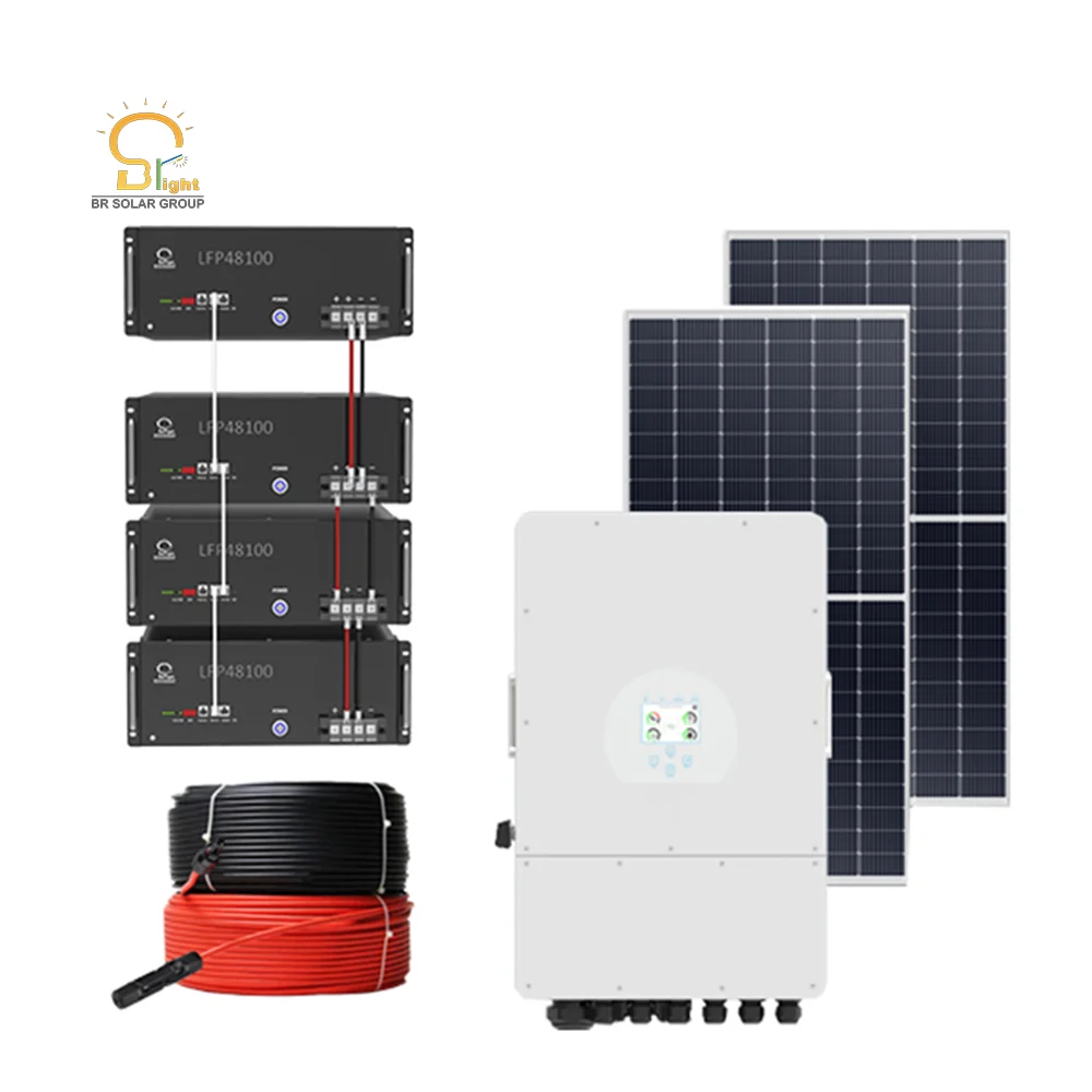 BR SOLAR household solar energy system with lithium battery 5KW solar balcony system 3kw house balcony solar system 800w