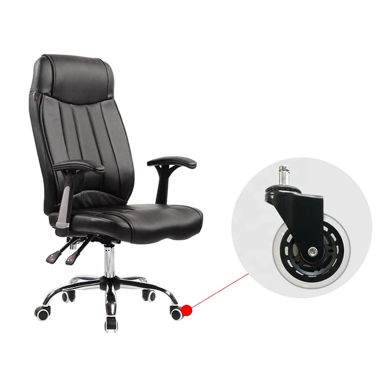 Amazon hot sale office chair transparent pu castor wheel swivel 3 inch roller blade caster for carpet