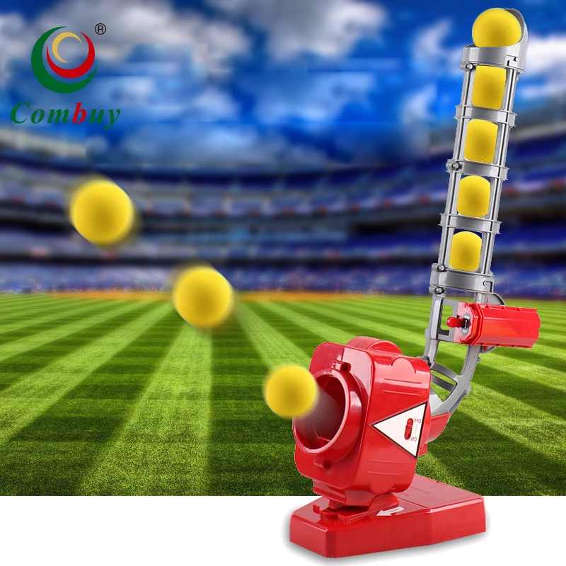 Спортивная игрушка 2 в 1, автомобильная машина, теннисная бейсбольная пусковая установка с битой