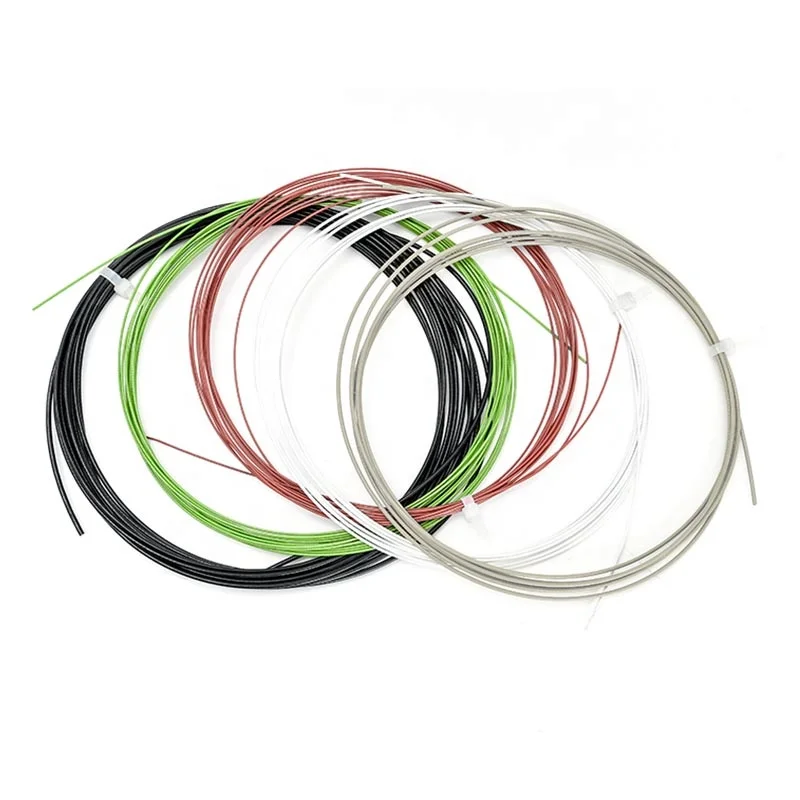 304 black steel wire rope 0.6 pack 0.8mm black nylon steel wire rope 7x7 shoelace steel wire rope